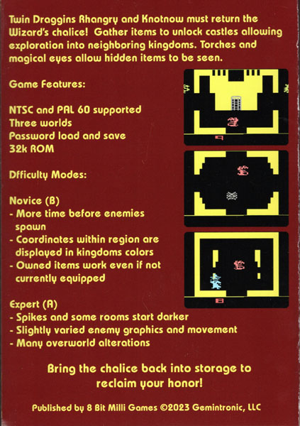 Dragon Chalice Atari 2600 box scan