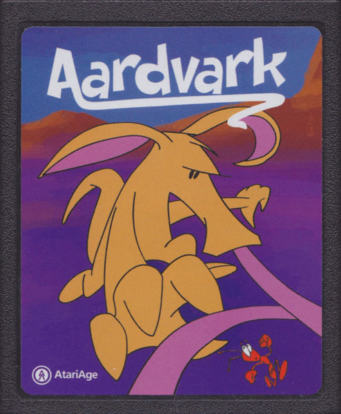 Aardvark Atari 2600 catridge scan