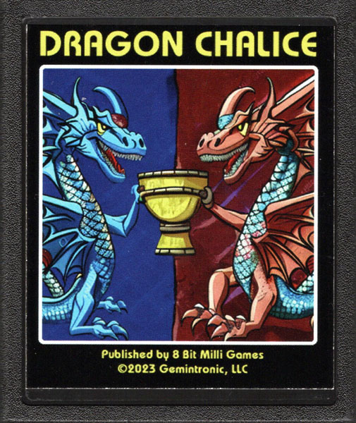 Dragon Chalice Atari 2600 catridge scan
