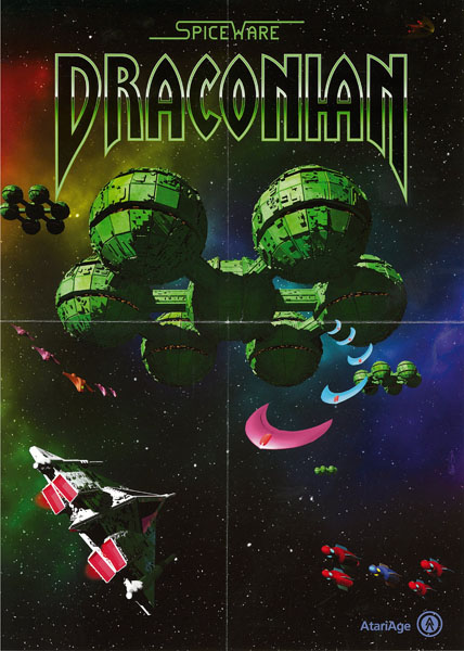 Draconian Atari 2600 poster